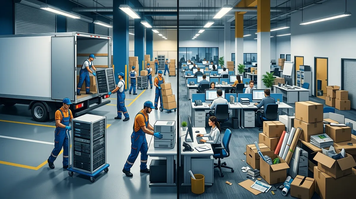 DIY Office Move vs. Commercial Movers: Which Wins?