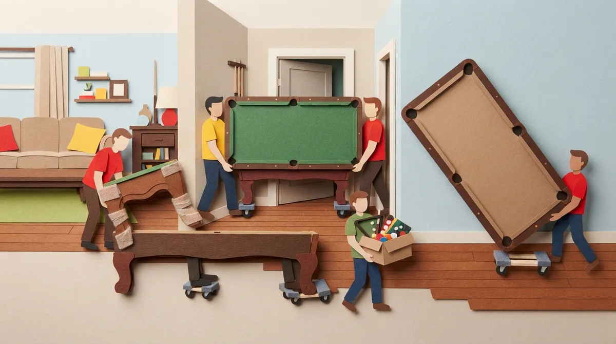 pool table moving