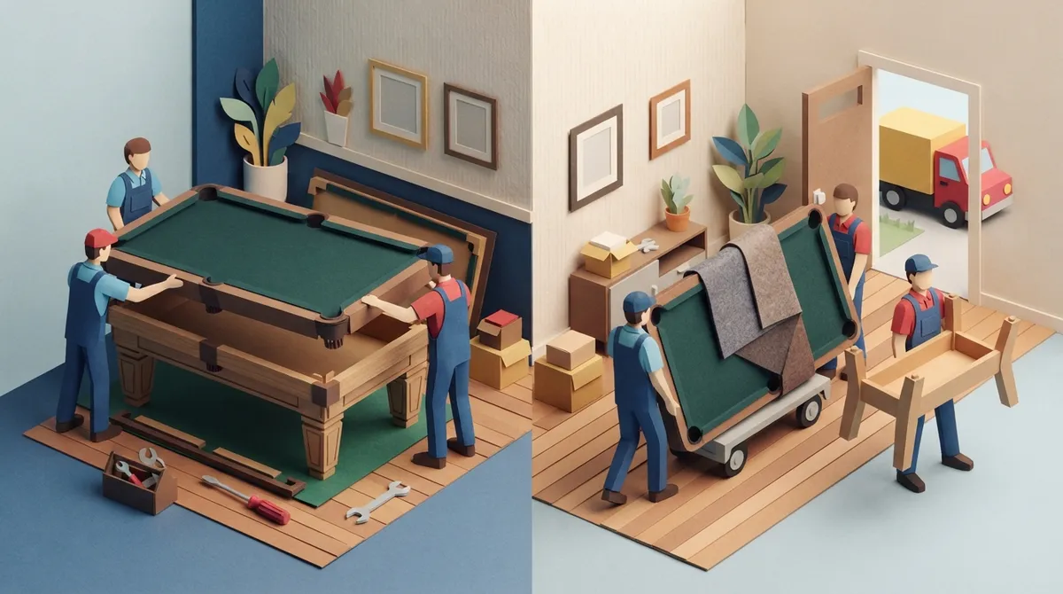 pool table moving