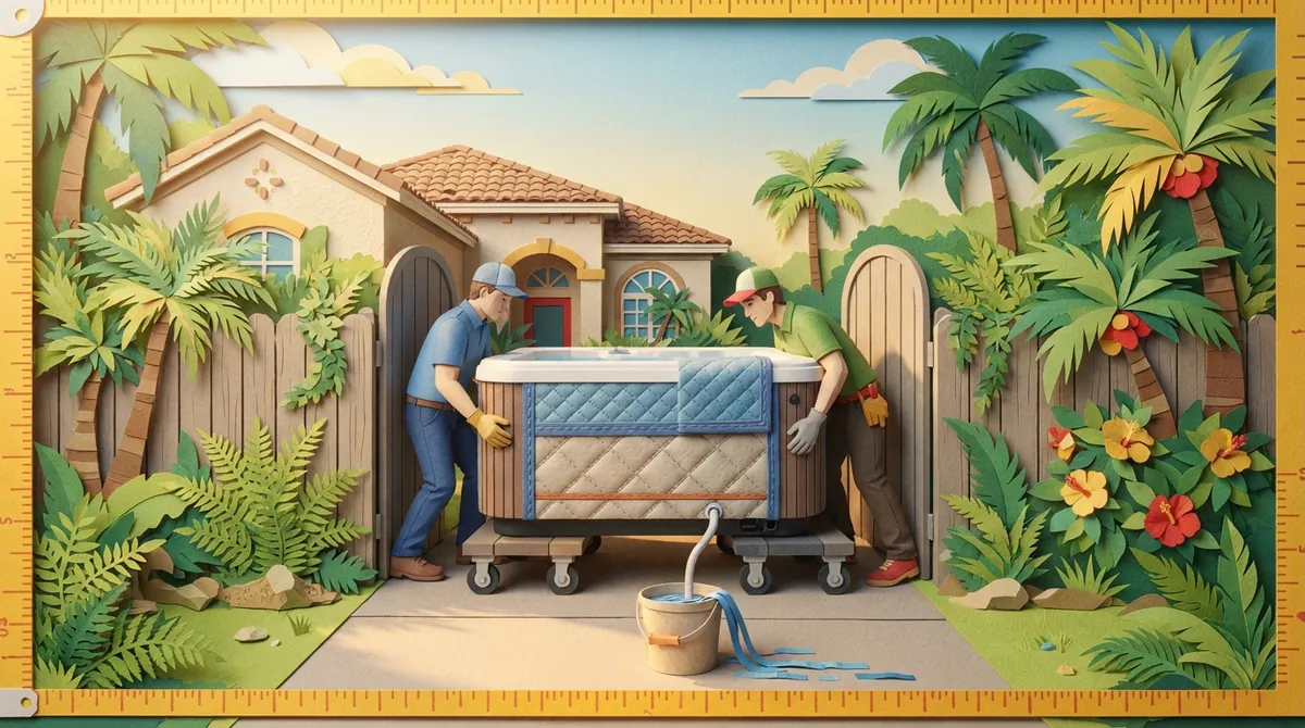 How to Move a Hot Tub in Lakeland Without Damage