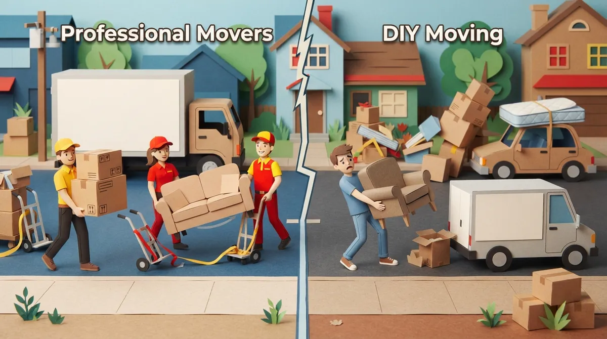 professional movers vs diy moving