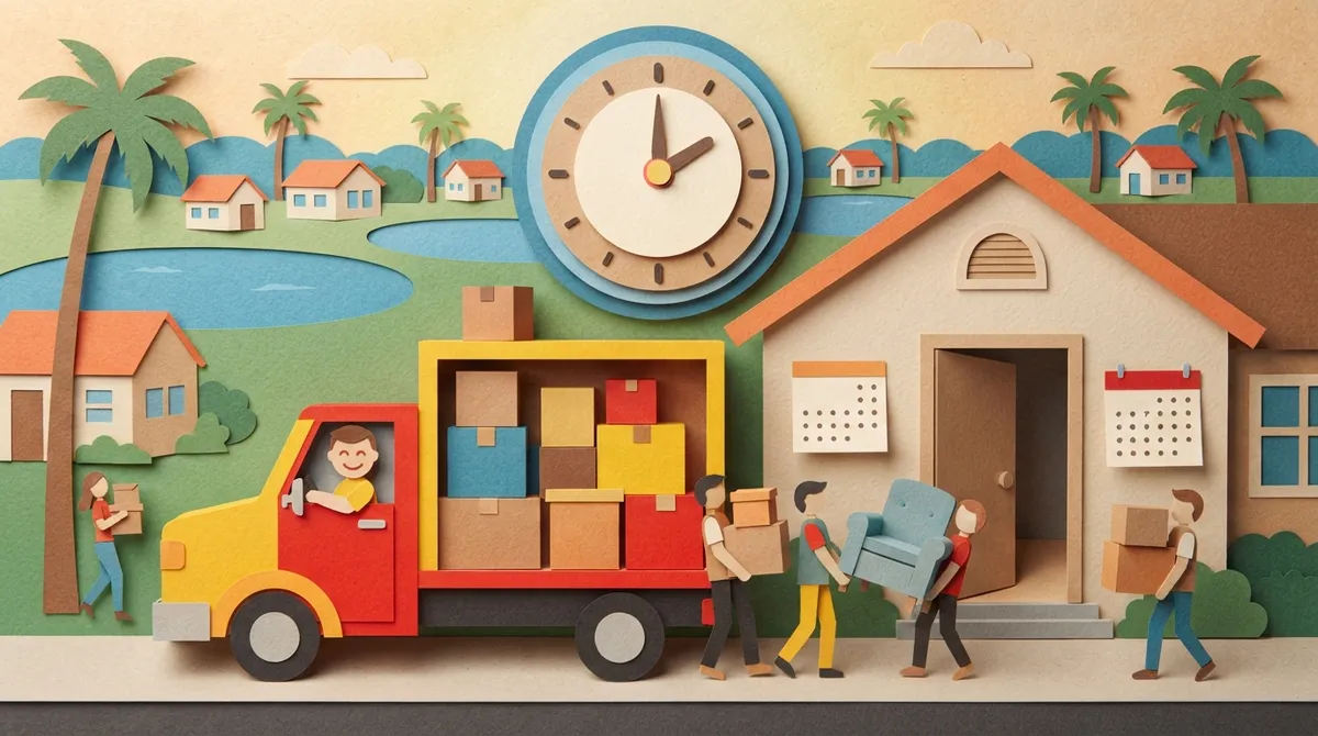 how long does moving take lakeland