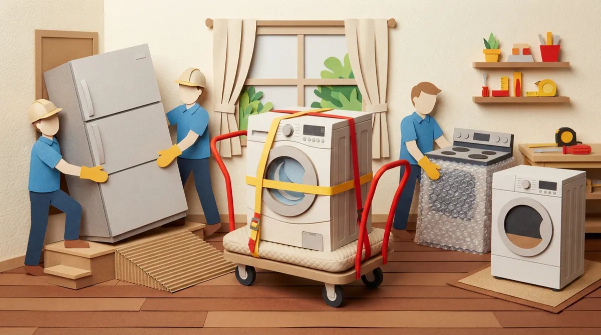 How to Move Appliances Safely Without Costly Damage appliance moving lakeland