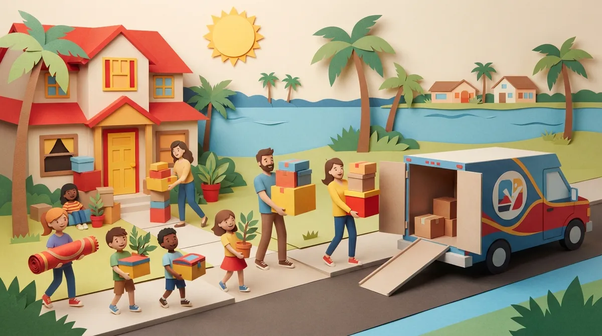 large family moving lakeland