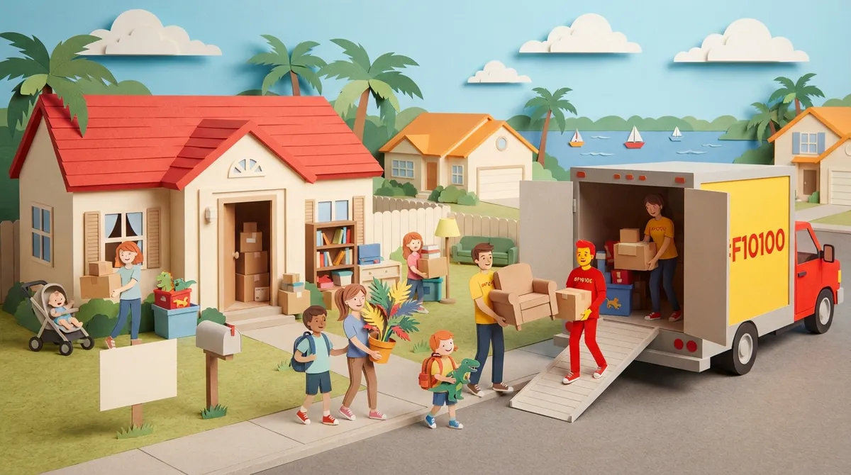 large family moving lakeland