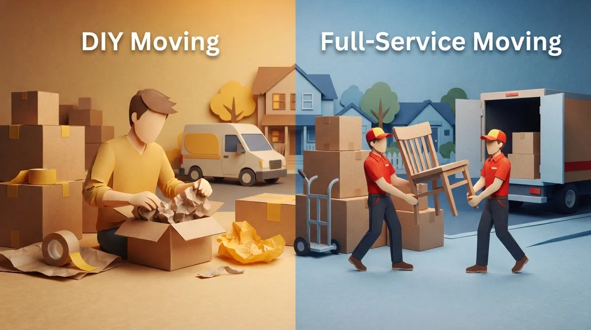 Full-Service vs. DIY Moving Company: Which One Wins?