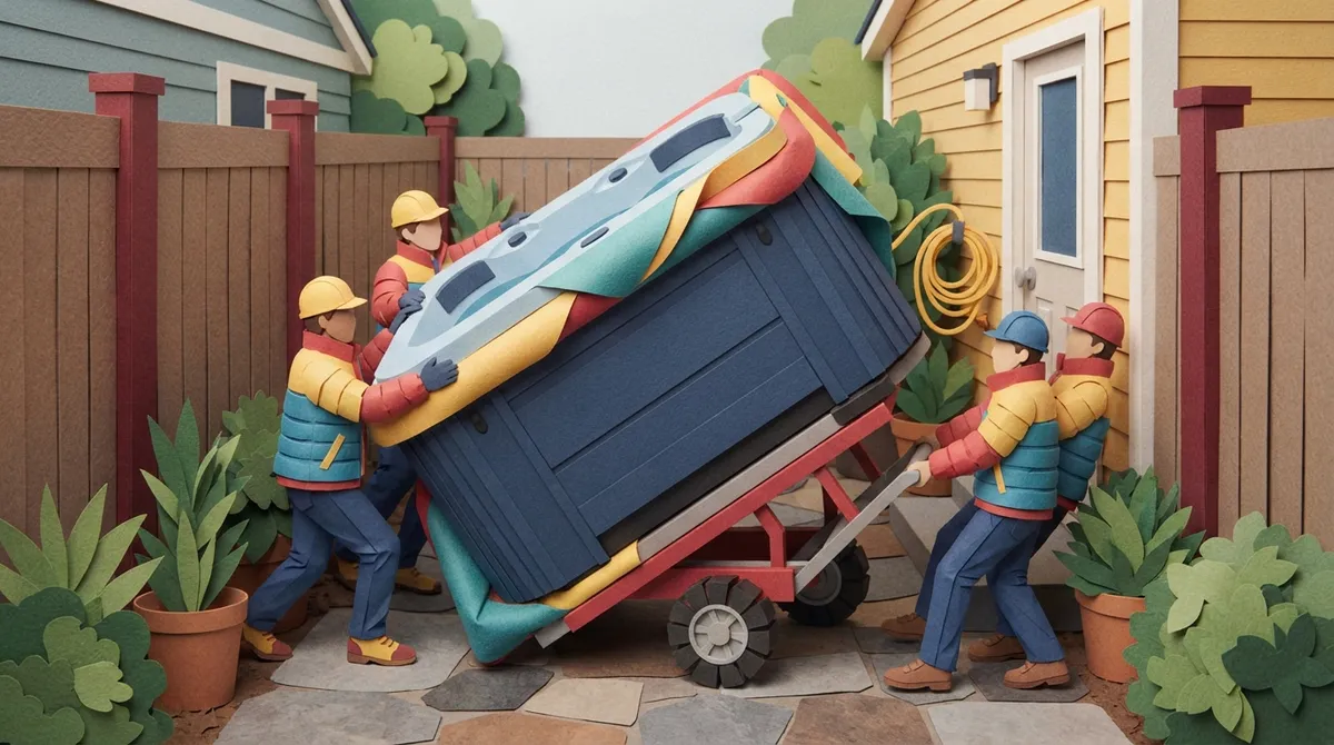 How to Move a Jacuzzi Without Wrecking Your Back